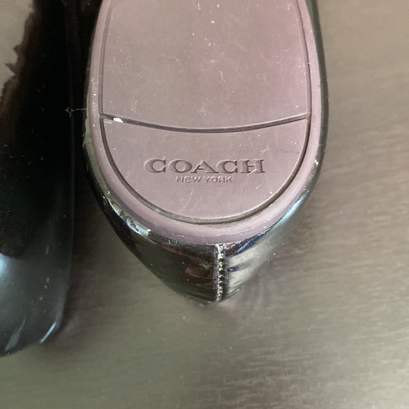 COACH Womens Oswald Slip-On Ballet Flats Brown Patent Leather - Picture 12 of 12